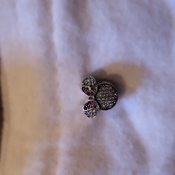 Pandora Disney pave charm both sides for clip bracelet or regular bag Last One - Picture 4 of 6